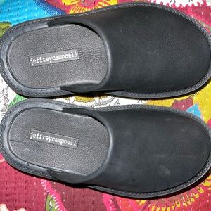 BRAND NEW NEVER WORN Jeffrey campbell brand new Bae Platform Mules